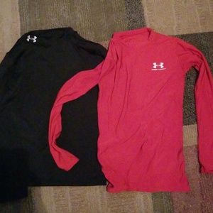 Boys Under Armour long sleeve shirts